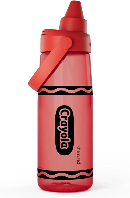 CamelBak Crayola Chug Water Bottle 25oz, Cherry Red