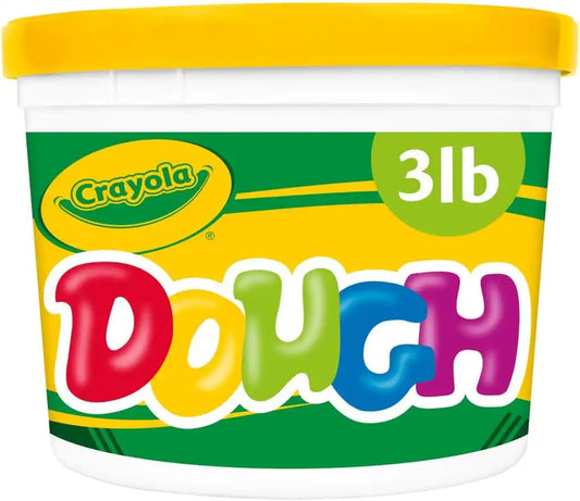 Crayola Dough - Yellow (3lb), Bulk Modeling Dough for Kids, Clay Alternative, Resealable Tub, Ages 3+, Great for Kids Arts & Crafts