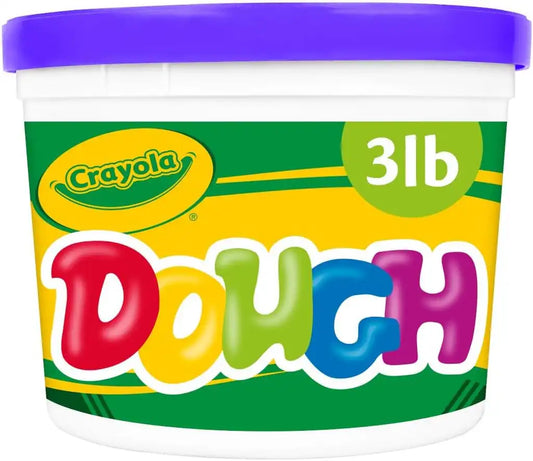 Crayola Dough - Purple (3lb), Bulk Modeling Dough for Kids, Clay Alternative, Resealable Tub, Ages 3+, Great for Kids Arts & Crafts
