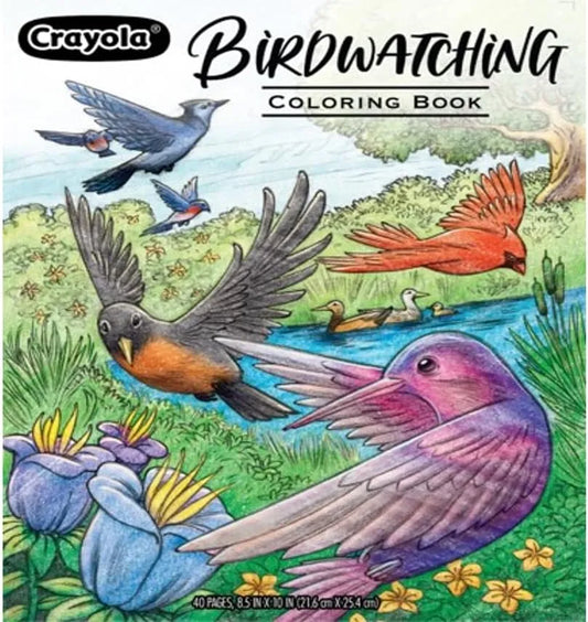 Crayola Bird Coloring Book 40pgs, Adult Coloring Pages