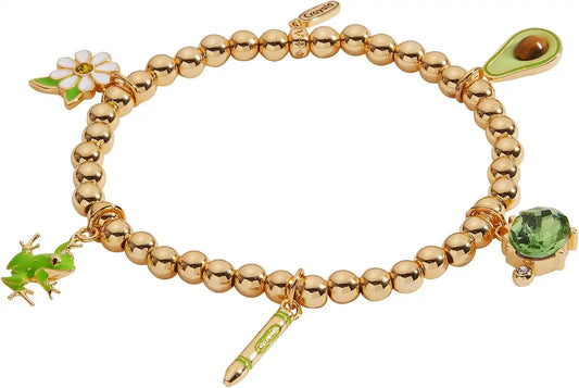 Alex and Ani Crayola Fan Favorites Forest Green Stretch Bracelet