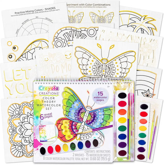 Fashion Angels Crayola Creations Color Theory Watercolor Set