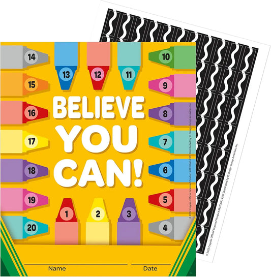 Eureka Crayola Mini Student Reward Charts, 36 ct